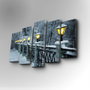 Wallity Cuadro Decorativo en Lienzo 5 Piezas 5PUC-083